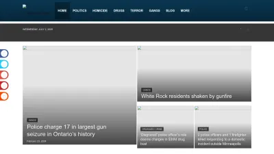 Screenshot preview of primetimecrime.com