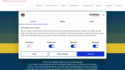 Screenshot preview of ratiu.org