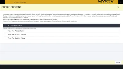 Screenshot preview of myetv.tv