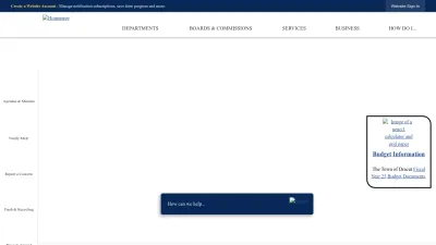 Screenshot preview of dracutma.gov