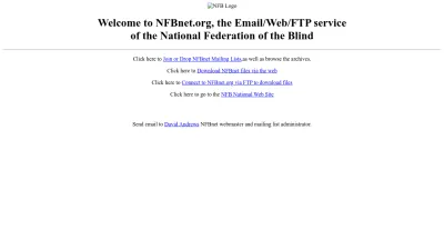 Screenshot preview of nfbnet.org