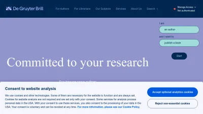 Screenshot of Degruyterbrill.com