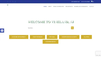 Screenshot preview of vinelandcity.org