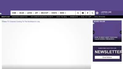 Screenshot preview of kool1017.com