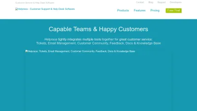 Screenshot preview of helprace.com