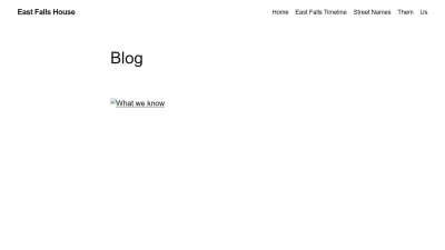 Screenshot preview of eastfallshouse.com