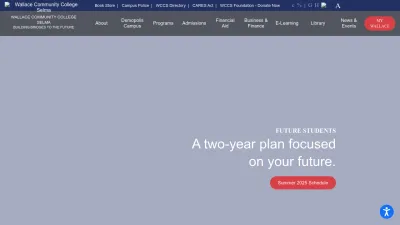 Screenshot preview of wccs.edu