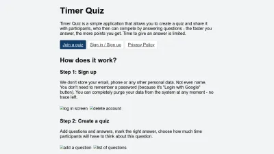Screenshot preview of timerquiz.vercel.app