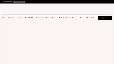 Screenshot of Masp.com.br