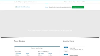 Screenshot preview of torontoislandmarina.com