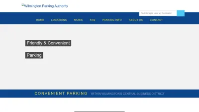 Screenshot preview of wilmingtonparking.com