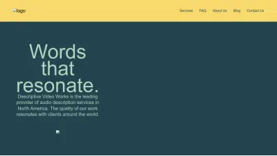 Screenshot preview of descriptivevideoworks.com