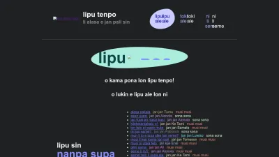 Screenshot preview of liputenpo.org