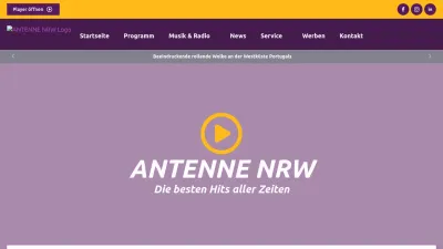 Screenshot preview of antenne.nrw