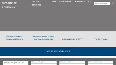 Screenshot preview of la.gov