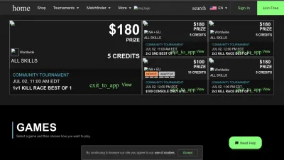 Screenshot preview of checkmategaming.com
