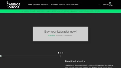 Screenshot preview of caninosloucos.org