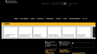Screenshot preview of lakissfootball.com