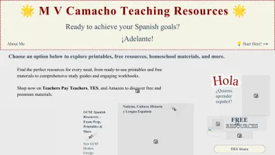 Screenshot preview of learnspanishstories.com