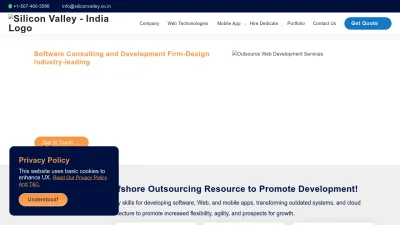 Screenshot preview of siliconvalley.co.in