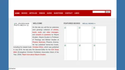 Screenshot preview of waynegrudem.com