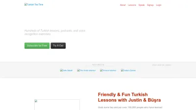 Screenshot preview of turkishteatime.com