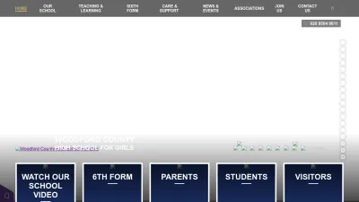 Screenshot preview of woodford.redbridge.sch.uk