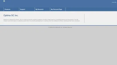 Screenshot preview of optimasc.com
