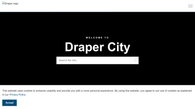 Screenshot preview of draperutah.gov