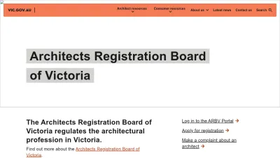 Screenshot preview of arbv.vic.gov.au