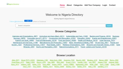 Screenshot preview of directory.org.ng