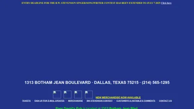 Screenshot preview of poordavidspub.com