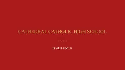 Screenshot preview of cathedralcatholic.org