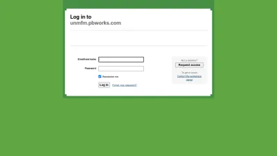 Screenshot preview of unmfm.pbworks.com