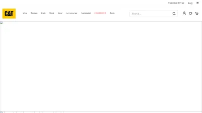 Screenshot preview of shopcaterpillar.com