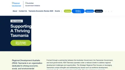 Screenshot preview of rdatasmania.org.au