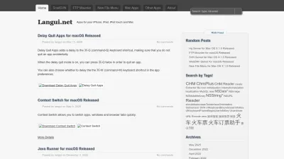 Screenshot preview of langui.net