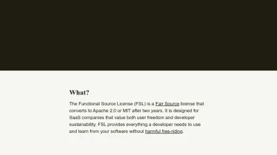 Screenshot preview of fsl.software