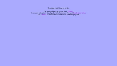 Screenshot preview of isthisthingon.org