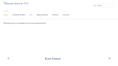 Screenshot preview of museumsloten.nl