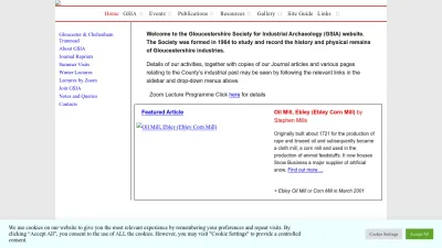 Screenshot preview of gsia.org.uk