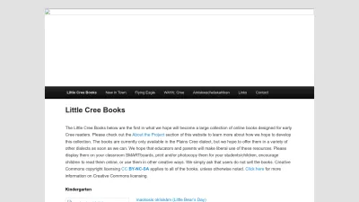 Screenshot preview of littlecreebooks.com