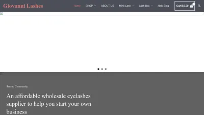Screenshot preview of giovannilashes.com