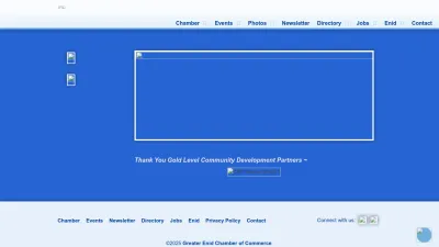 Screenshot preview of enidchamber.com