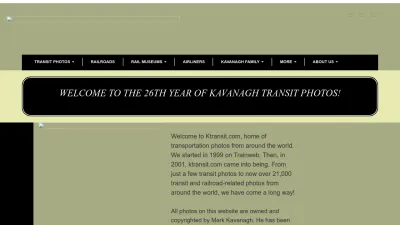 Screenshot preview of ktransit.com