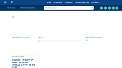 Screenshot preview of kenosha.com