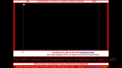 Screenshot preview of oregonpacificrr.com
