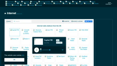 Screenshot preview of internetradiouk.com