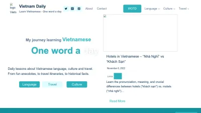 Screenshot preview of vietnamdaily.ca