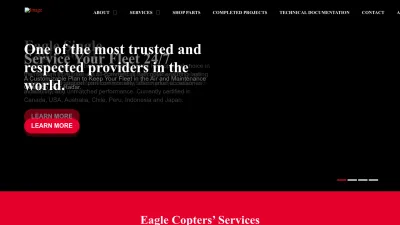 Screenshot preview of eaglecopters.com